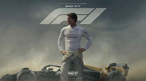 zdjęcie Brada Pitta z polskim operatorem filmowym Łukaszem Bielanem na planie filmu o Formule 1