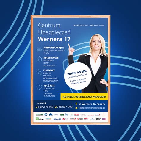 Przykład plakatu wydrukowanego w formacie A3, prezentującego produkt lub wydarzenie.