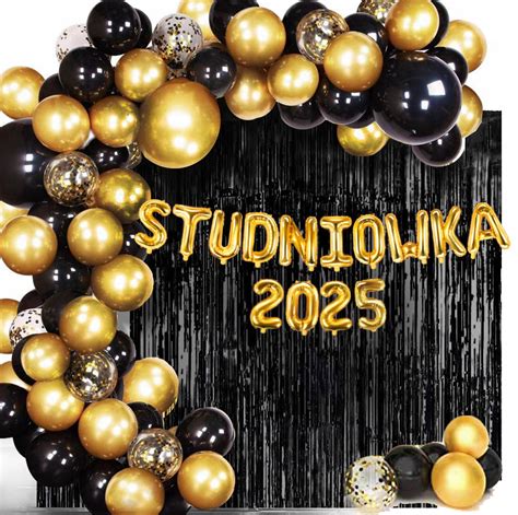 Dekoracje studniówkowe wykonane przez uczniów