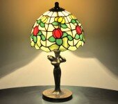 Tulip - lampa witrażowa